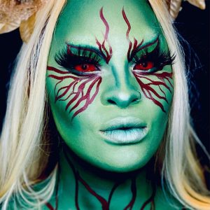 Full Red Sclera Contacts