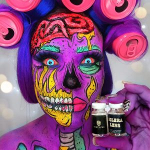 Bloodshot Infected Zombie Sclera Contacts