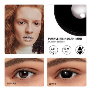 Black Mini Sclera Lenses