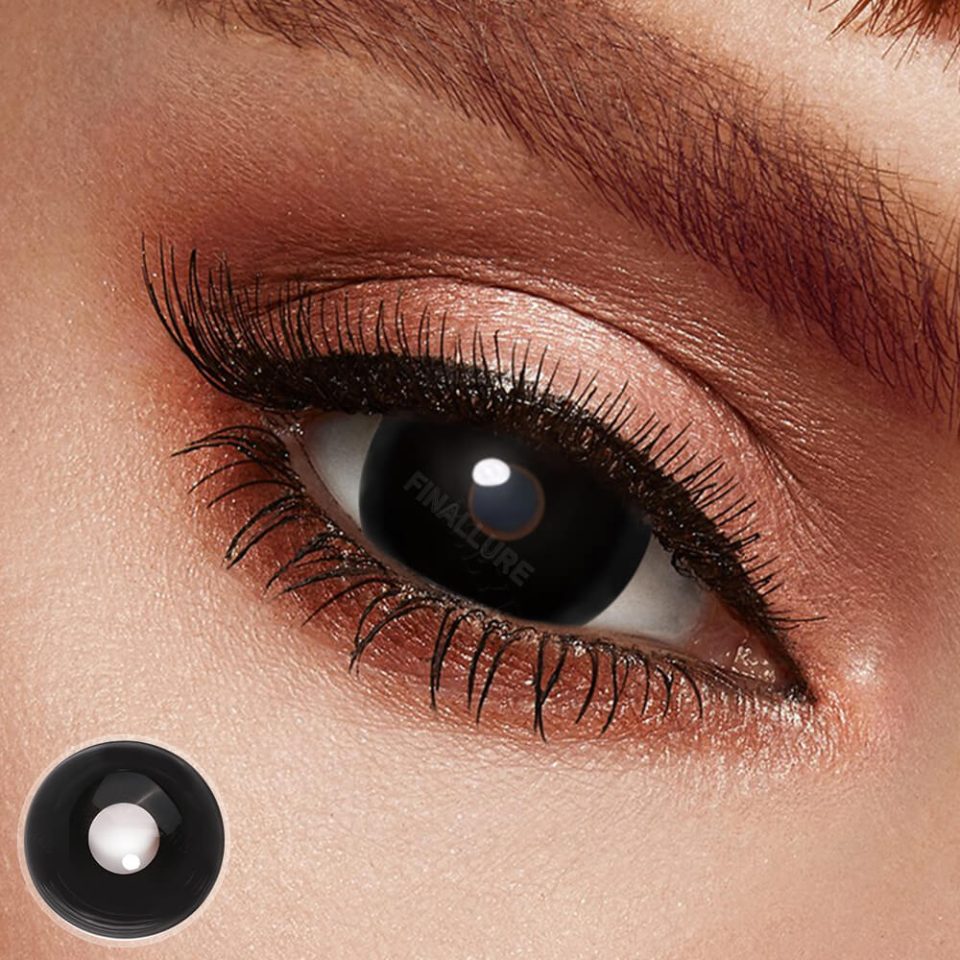 Black Mini Sclera Lenses