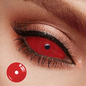 All Red Sclera Contacts