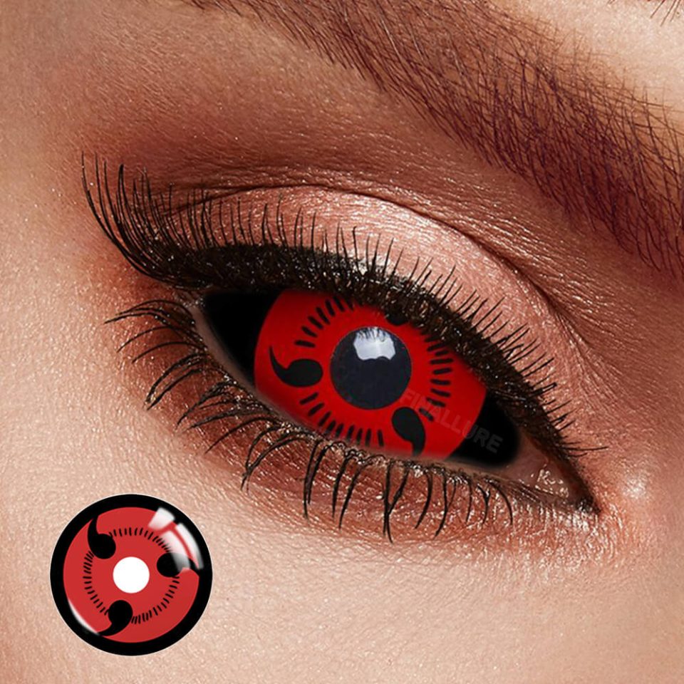 Uchiha Sharingan Sclera Contacts