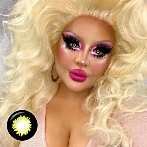 Black And Yellow Eclipse Contacts