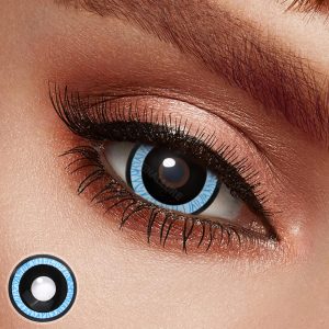 Black & Blue Mini Sclera Lenses