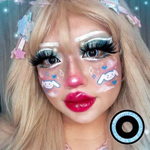 Black & Blue Mini Sclera Lenses