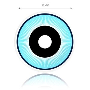 Black & Blue Sclera Contacts