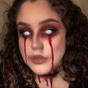 Blind White Mini Sclera Lenses