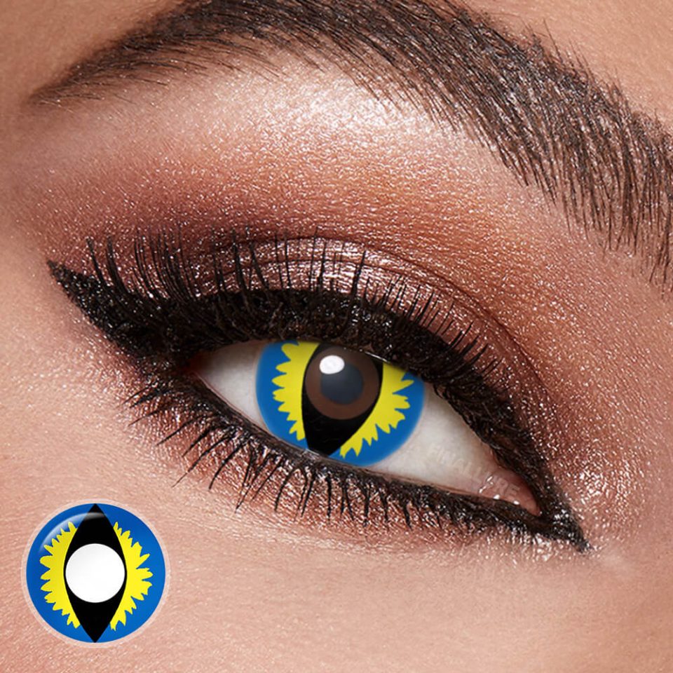 Blue Dragon Eye Contacts