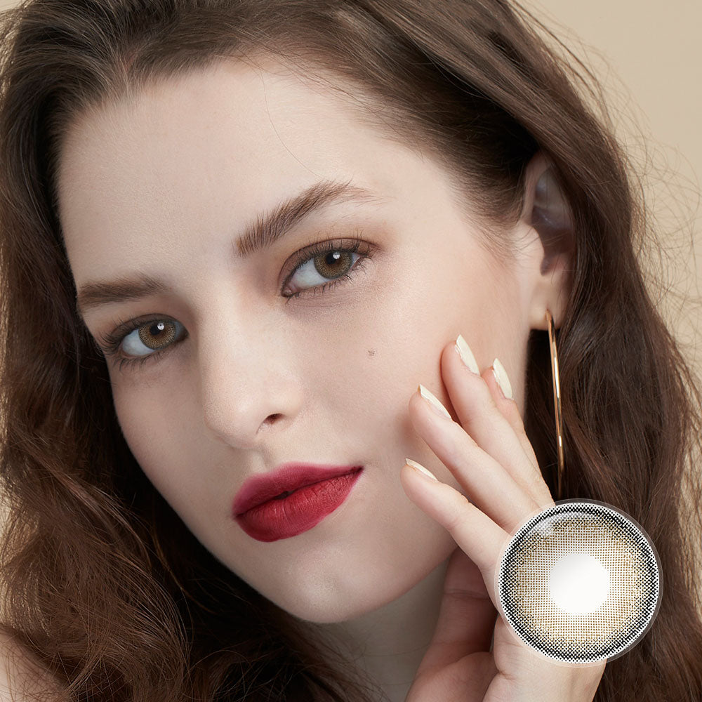 BunnyWalnutBrowncontactlenseswearonwomeneyes-8