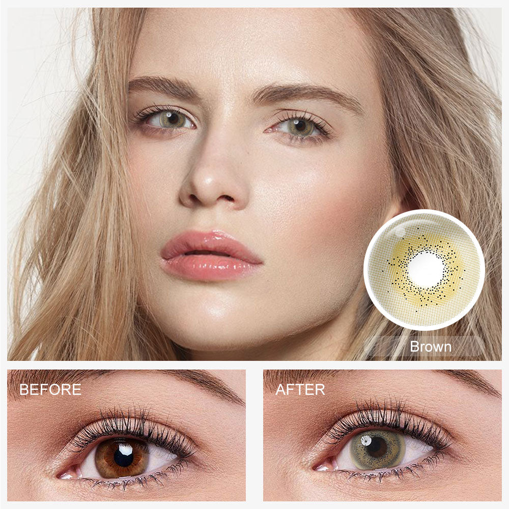 CelineBrowncontactlensesMA381-4