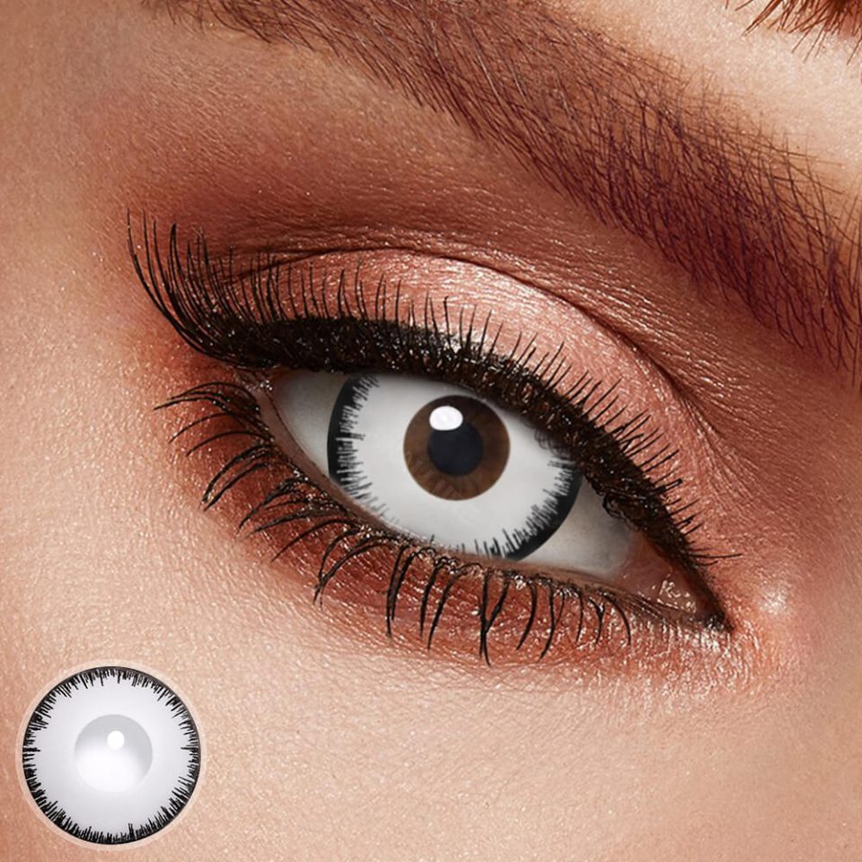 Werewolf White Mini Sclera Lenses