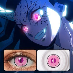 Demon Slayer Nezuko Pink Eye Contacts