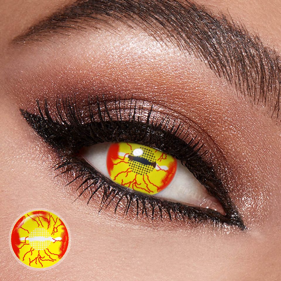 Dragon Eye Yellow Contact Lenses