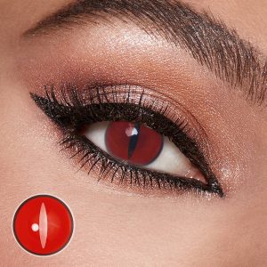 Red Muzan Demon Eyes Contacts