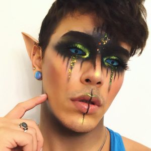 Full Blue Sclera Contacts