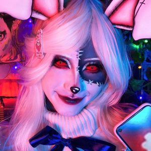 All Red Sclera Contacts