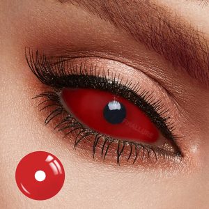 Full Red Sclera Contacts