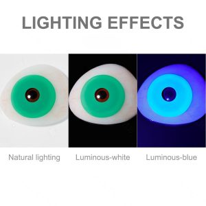 UV Glow Green Mini Sclera Contacts