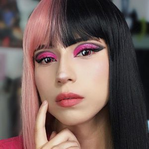 Girly Pink Anime Contacts