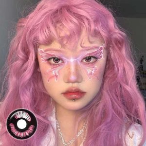 Girly Pink Anime Contacts