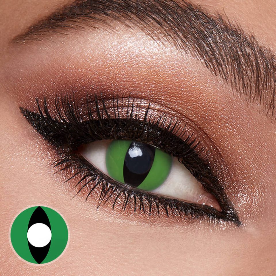 Green Cat Eyes
