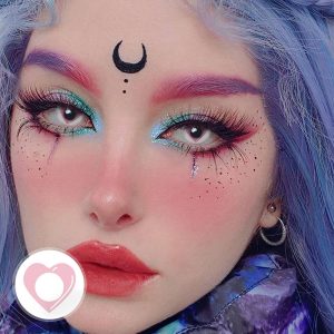 Heart Eye Contacts