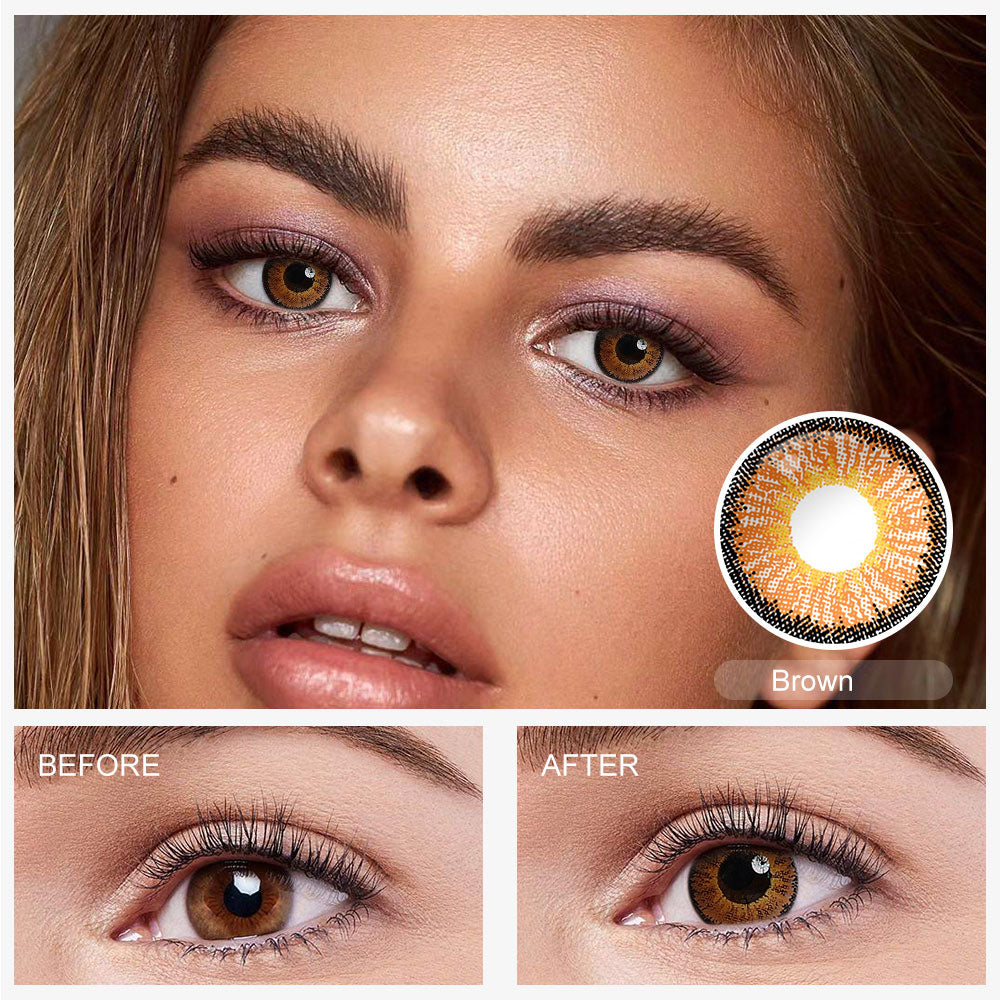 NeonBrowncontactlensesMA111-9