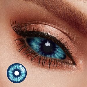 Snowy Night Sclera Contacts