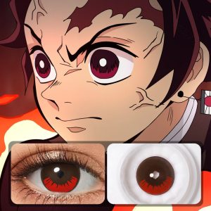 Tanjiro Kamado Cosplay Contacts
