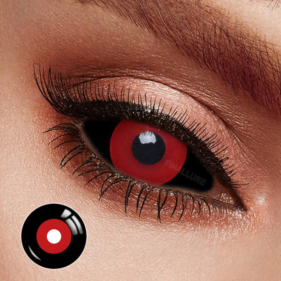 Tokyo Ghoul Black Red Eye Sclera Contacts