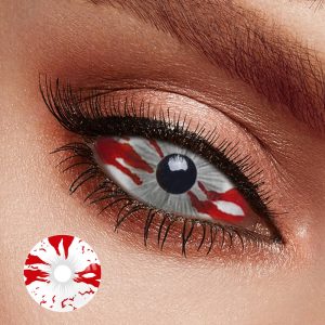 Bloodstained Sclera Contacts