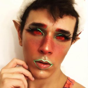 Red Mesh Sclera Contacts