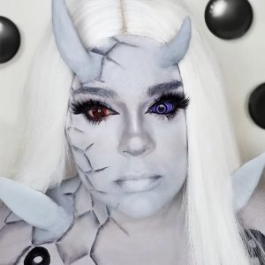 Purple Rinnegan Sclera Contacts