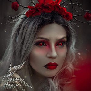 Tokyo Ghoul Black Red Eye Sclera Contacts