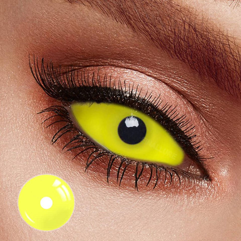 Yellow Sclera Contacts