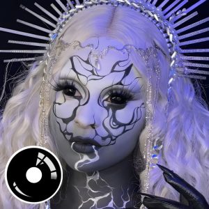 Unibling Black Sclera 22mm (1-Year)